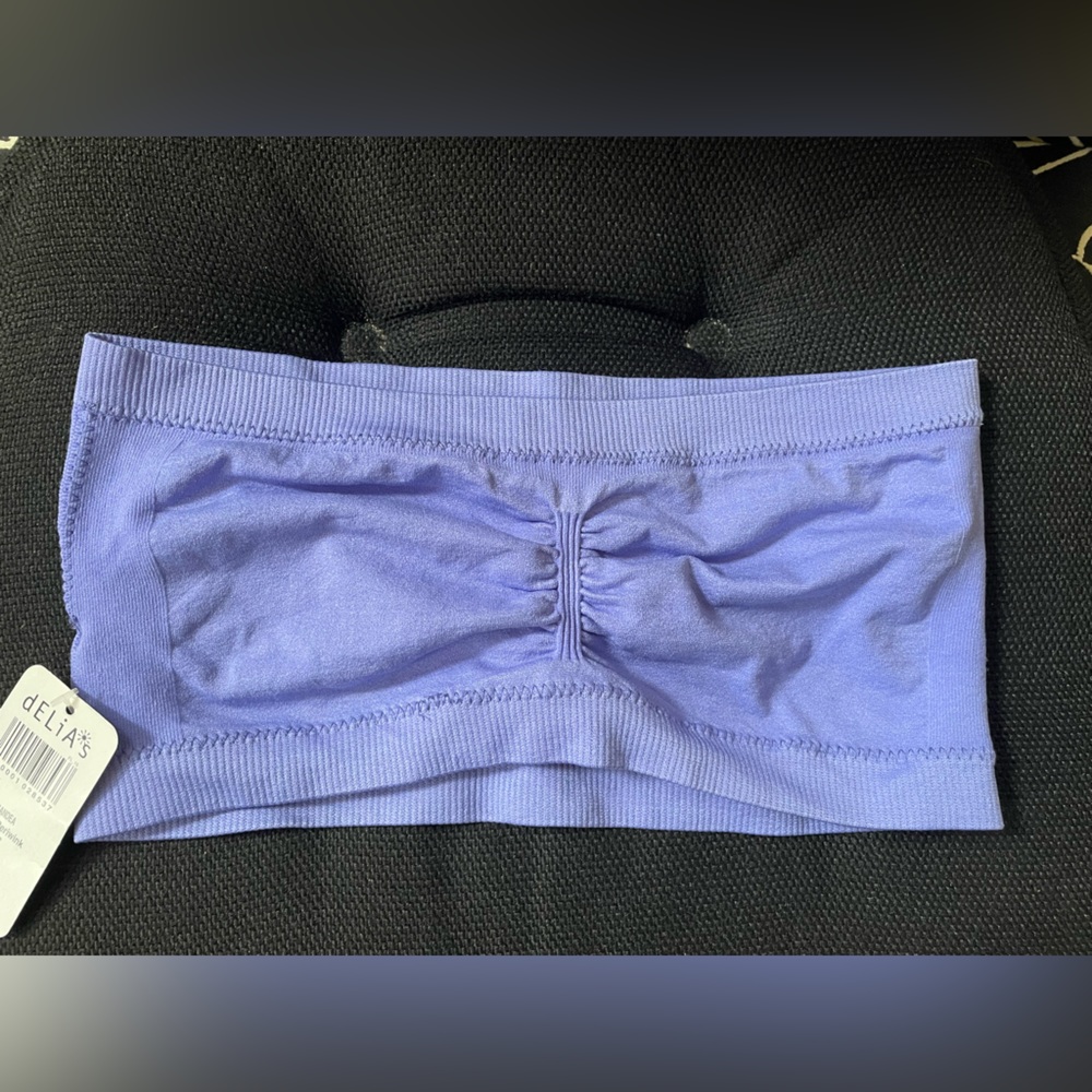 NWT Delia's Bandeau Bra Purple OS
